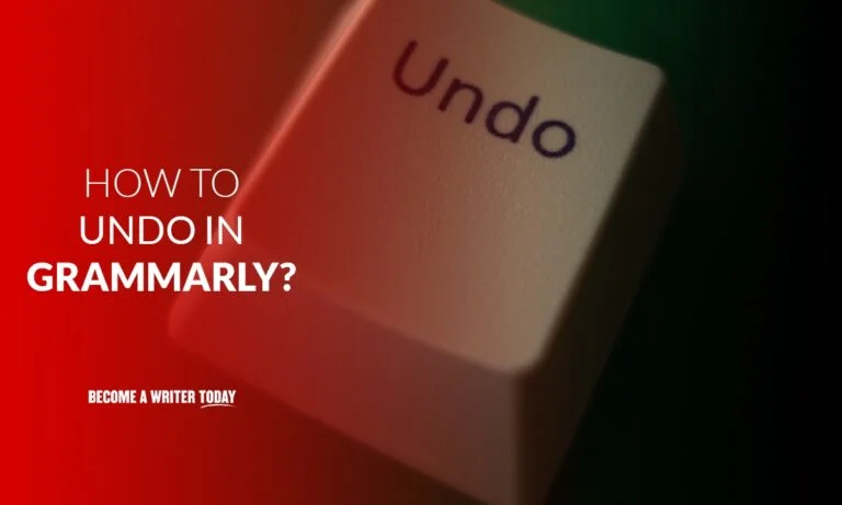 How to Undo on Grammarly